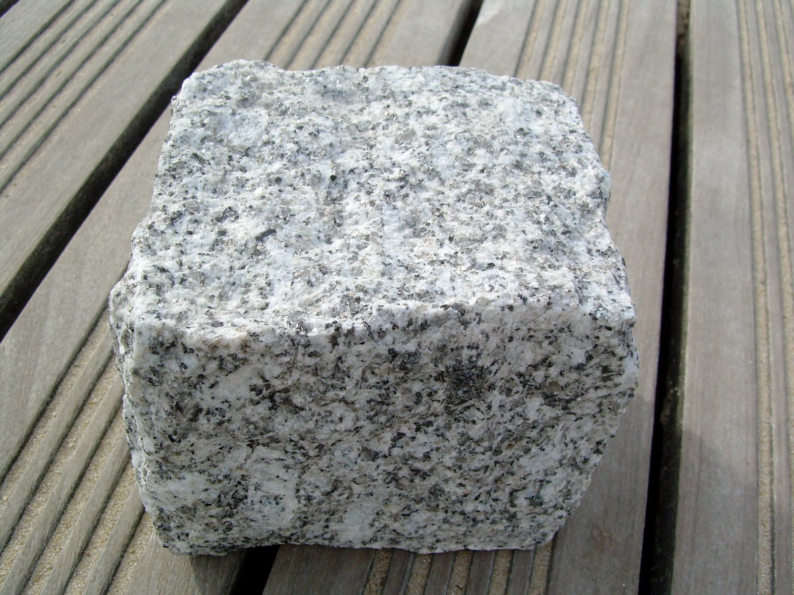 Pavé en pierre de granit