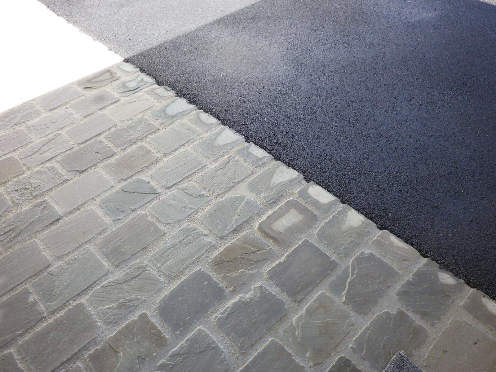 Pavé en pierre de granit